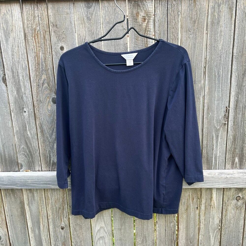 Vintage CJ Banks tshirt long sleeve size 1X